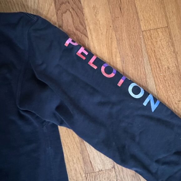 Lululemon x Peloton Hoodie Women’s 6 All Yours Full Zip Black Terry Sweater - Picture 15 of 16